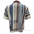 Design personnalisé de la chemise décontractée en texture de poche pour hommes pour hommes